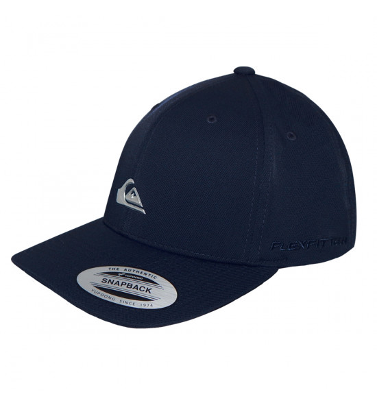 Boné Quiksilver  Snap Hologram Texture Azul Marinho