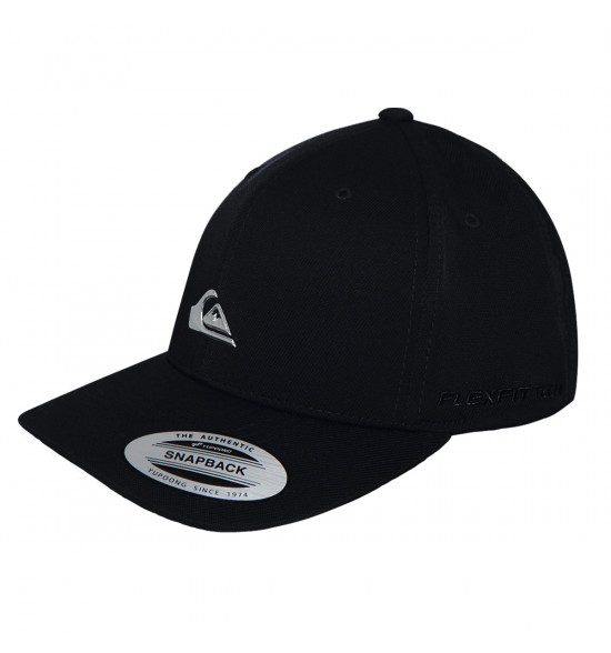 Boné Quiksilver Snap Hologram Texture Preto