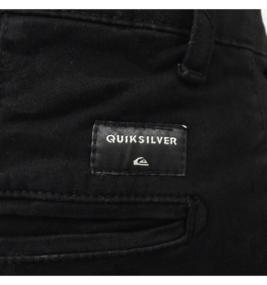 Calça Walk Quiksilver Especial Chino Preta - 4