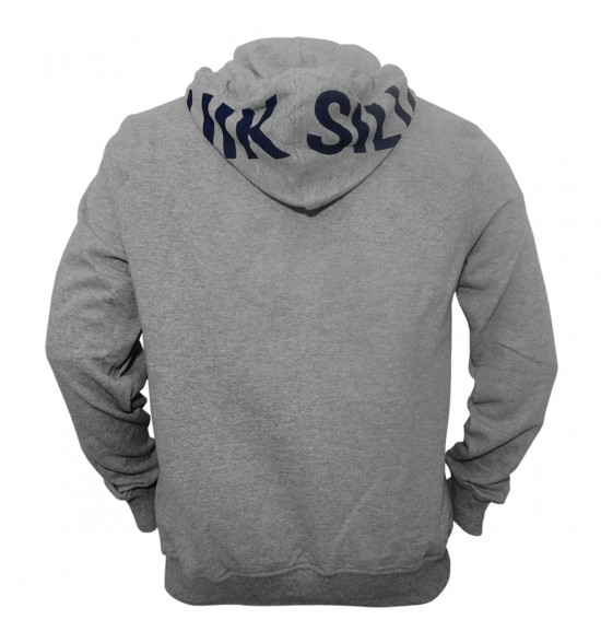 Moletom Quiksilver Canguru Best Wave Fechado Cinza - 2