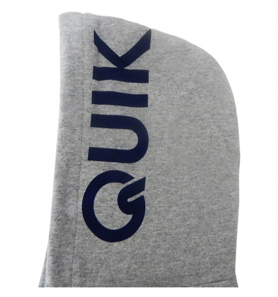 Moletom Quiksilver Canguru Best Wave Fechado Cinza - 3