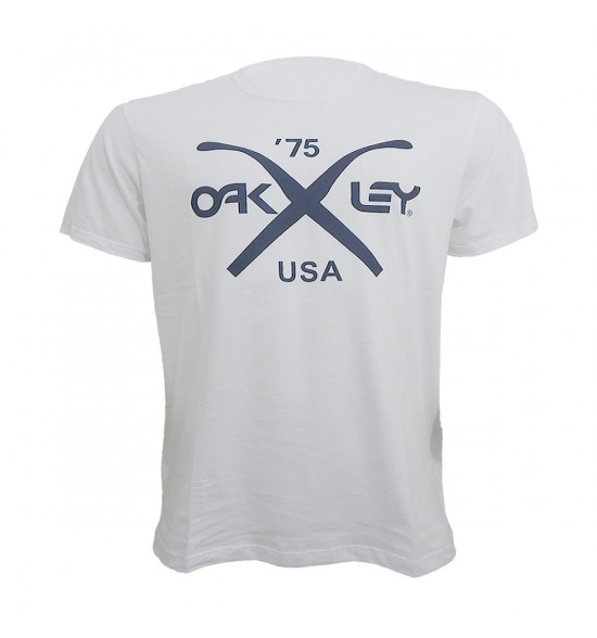 Camiseta Oakley Frog X Iridium Tee White