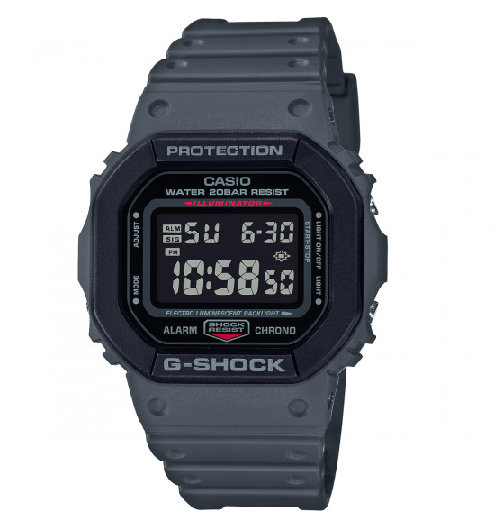 Relógio Casio G-Shock Digital DW-5610SU-8DR Cinza