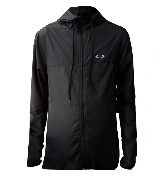 jaqueta oakley windbreaker preta