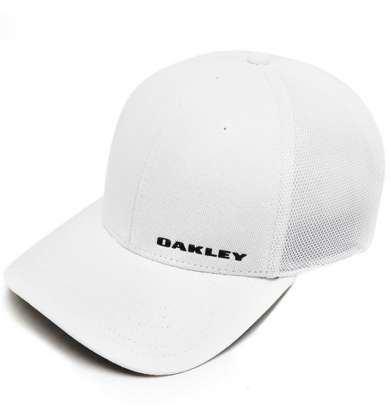 Boné Oakley Silicon Bark Trucker 4.0 Branco PROMOÇAO