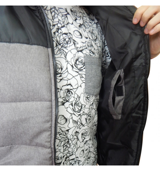 Colete Alma de Praia Soft Break Preto Com Cinza PROMOÇAO - 3