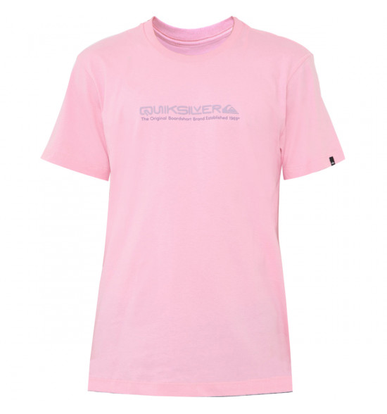 Camiseta Quiksilver Basic Iconic Rosa