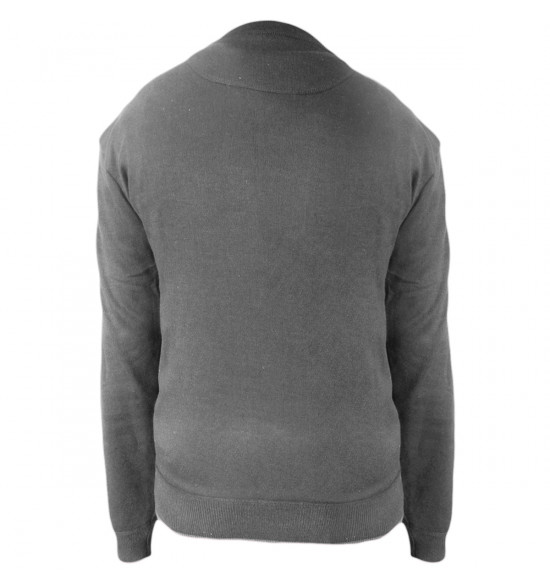 Suéter Alma De Praia Elgort Gola Redonda Cinza - 2