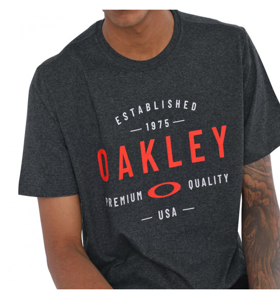 Camiseta Oakley Premium Quality Tee Color Blackout - 3