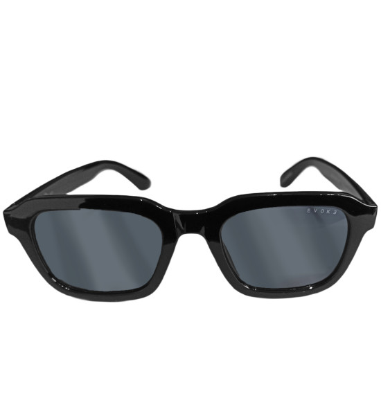 Óculos Evoke EVK 52 A01 Black Shine/Lente Gray Total - 2