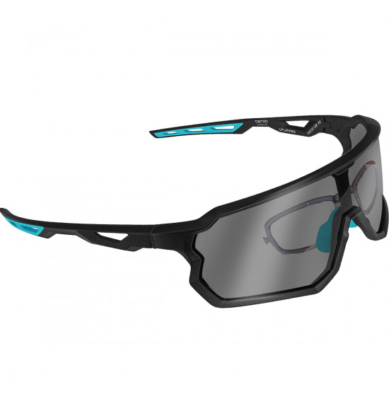 Óculos Evoke EVK 39 A11P Matte Black Blue/Lente Gray Total Polarizada - 5