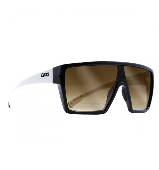 Óculos Evoke Bionic Alfa AB02 Black White Shine/Lente Brown Gradient