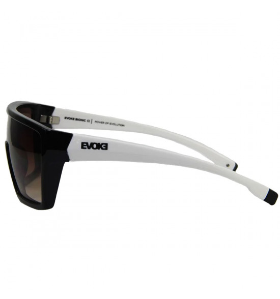 Óculos Evoke Bionic Alfa AB02 Black White Shine/Lente Brown Gradient - 3