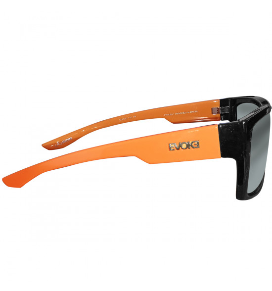 Óculos Evoke The Code II BRA07 Black Shine Damask/Lente Silver Gray - 3