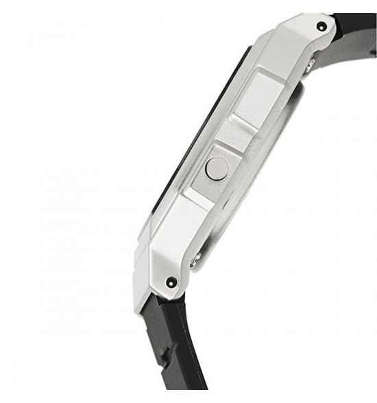Relógio Casio Digital F-91WM-7ADF-SC Prata e Preto - 3