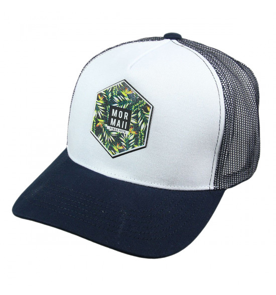 Boné Mormaii Trucker Silk com Tela Dupla Azul