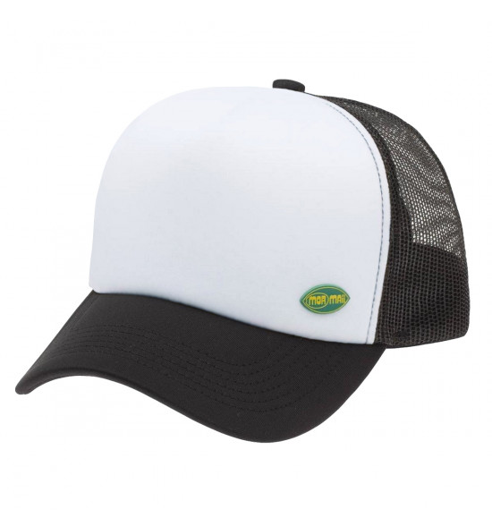 Boné Mormaii Silk Trucker Logo Branco