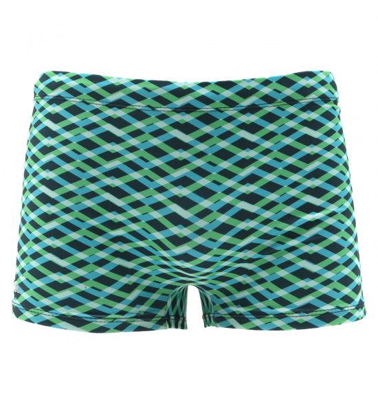 Sunga Boxer Mash Estampa Geométrica Verde