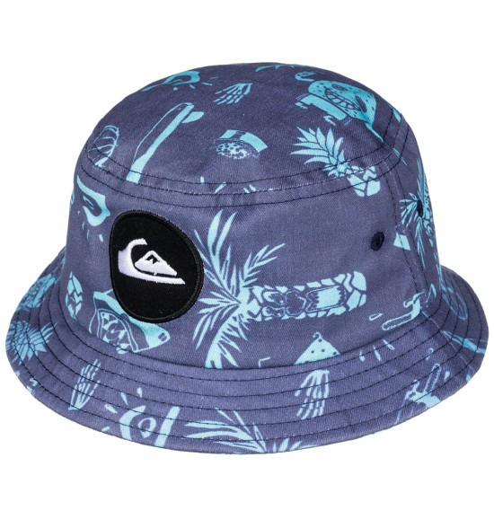 Chapéu Quiksilver Gunther Bucket Imp Azul