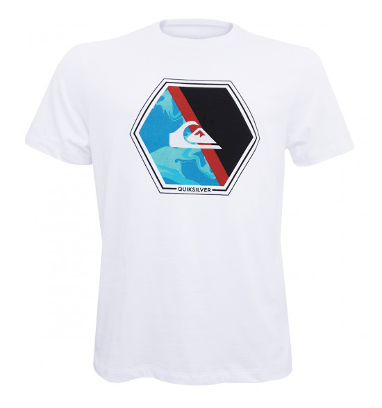 Camiseta Quiksilver Hexa Branca