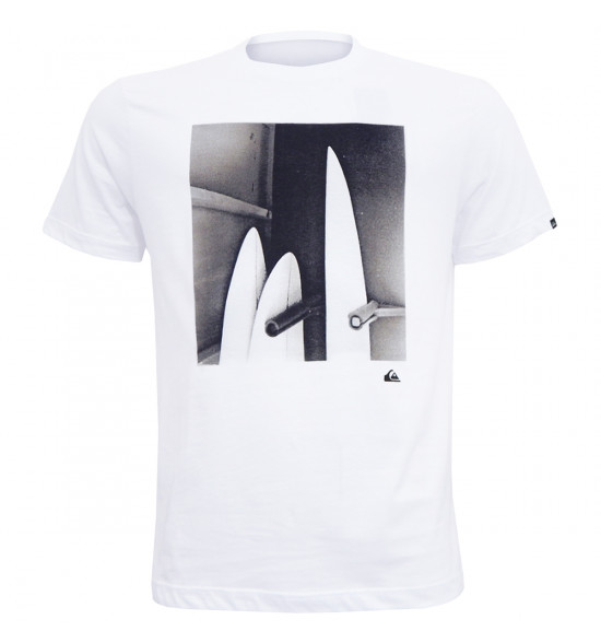 Camiseta Quiksilver Shaping Bay White