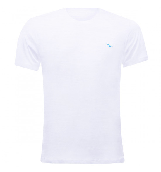 Rx Camiseta Alma De Praia Flamê Gola Redonda Branco