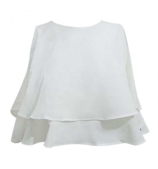 Blusa Godê Alma de Praia Branca