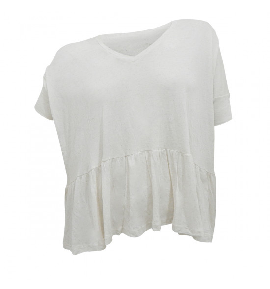 Blusa Morcego Alma de Praia Renda Sweet Creme