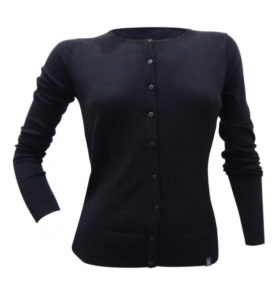 Blusa Manga Longa Alma de Praia Preta