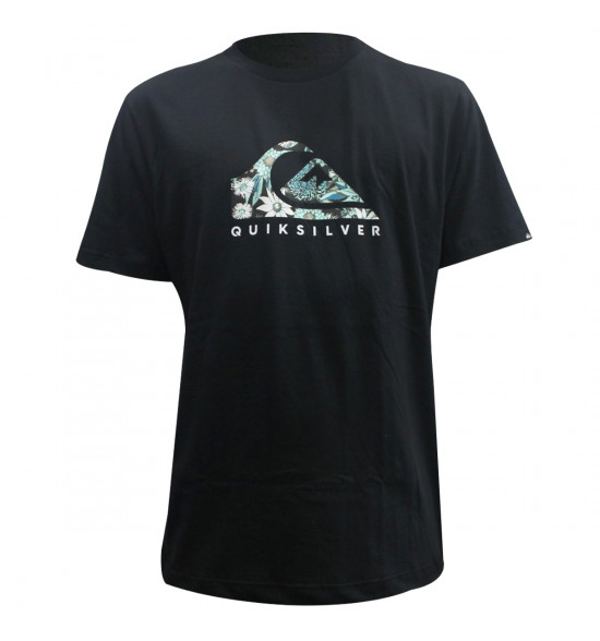 Camiseta Quiksilver Bas Bush Preto