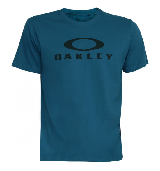 Camiseta Oakley O-Bark Tee Azul Turquesa