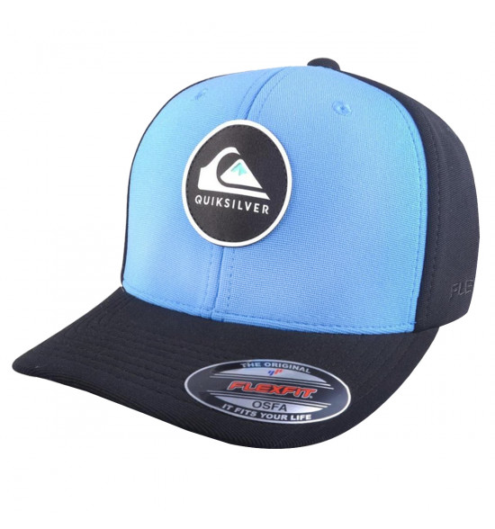 Boné Quiksilver Flex Round Azul