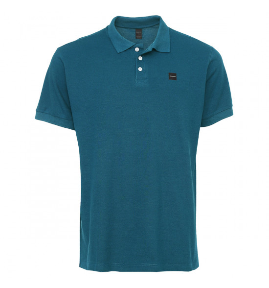 Camisa Polo Oakley Patch 2.0 Azul Marinho