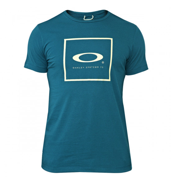 Camiseta Oakley Fractal Cotton Azul