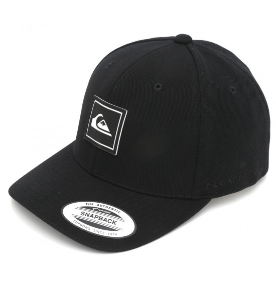 Boné Quiksilver Snap Square Patch Preto