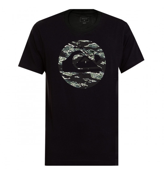 Camiseta Quiksilver Basic Hi Logistic Preto