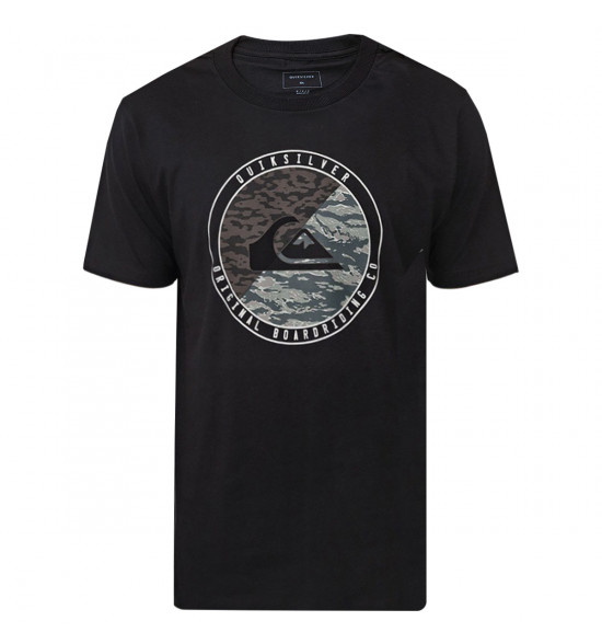 Camiseta Quiksilver Camo Board Preto