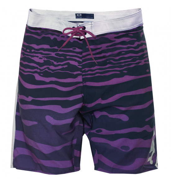 Bermuda Água Oakley Frog Boardshorts Roxo