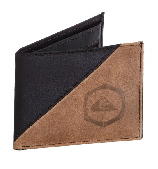 Carteira Quiksilver X ll Preto e Marrom