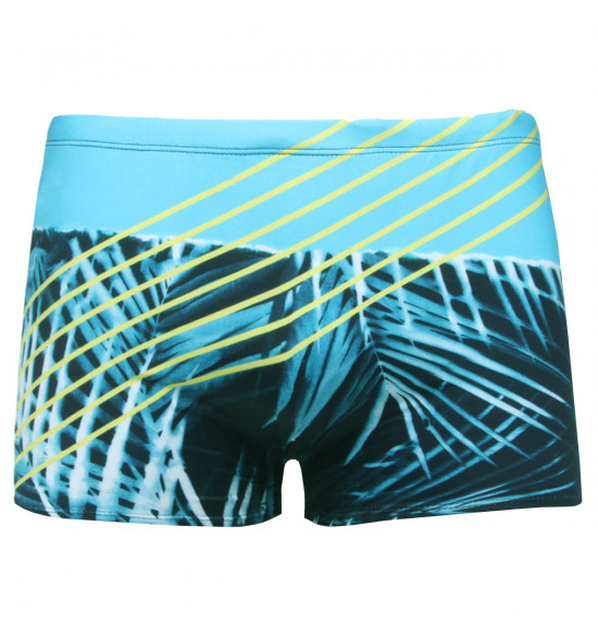 Sunga Quiksilver Boxer Slash Palm Azul