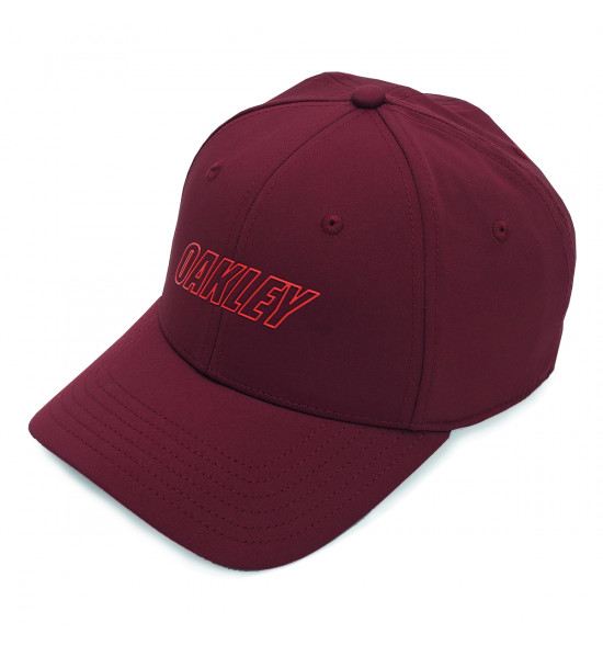 Boné Oakley 6 Panel Waved Hat Bordo