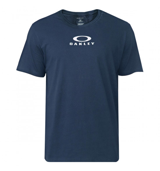 Camiseta Oakley Bark New Tee Azul Marinho