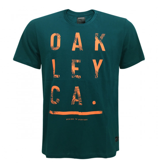Camiseta Oakley Orange County Palm Tee Verde
