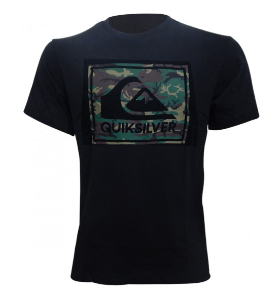 Camiseta Quiksilver Camo Architexture Preto