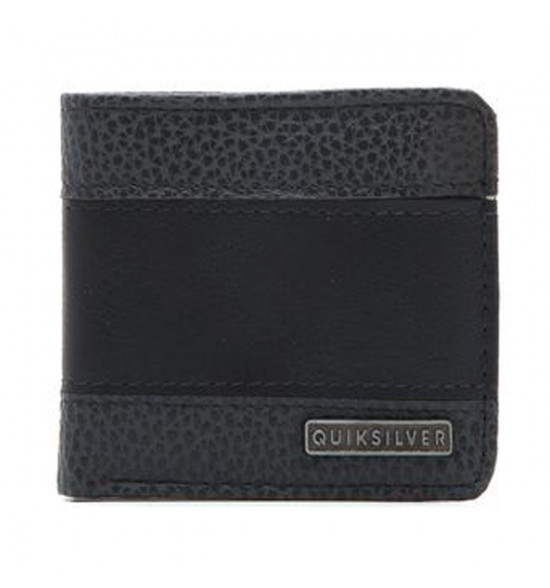 Carteira Quiksilver Supply Slim IV Preto