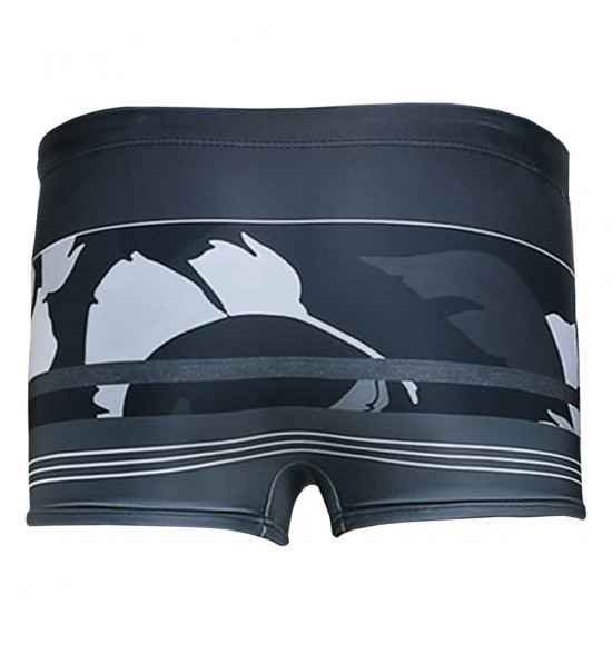 Sunga Boxer Hangloose Estampa Folhagem Cinza - 2