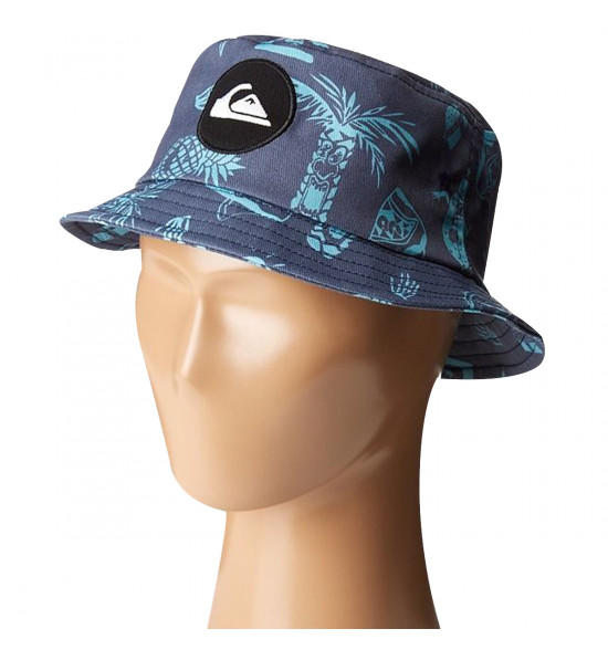 Chapéu Quiksilver Gunther Bucket Imp Azul - 2