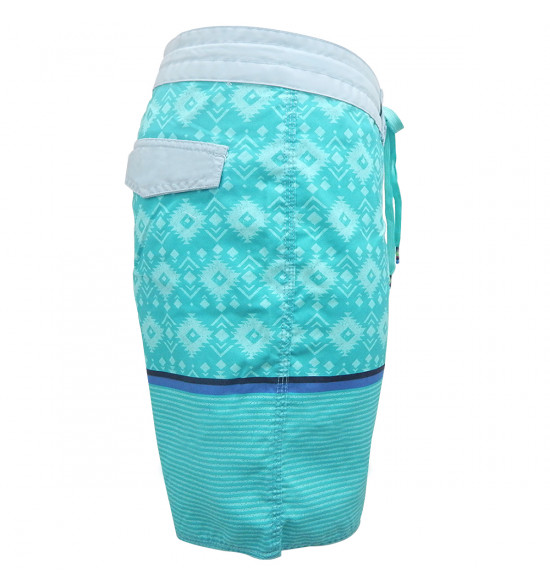 Rx Bermuda Água Alma de Praia Boardshort Verde Água - 2