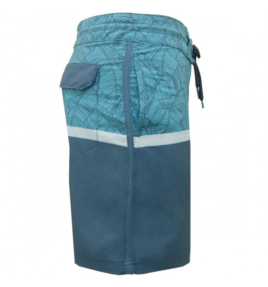 Rx Bermuda Água Alma de Praia Boardshort Verde Água - 2