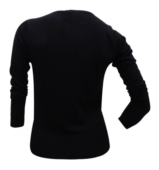 Blusa Manga Longa Alma de Praia Preta - 2